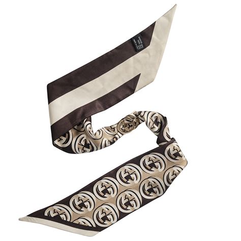 gucci silk bandeau|gucci neckerchief.